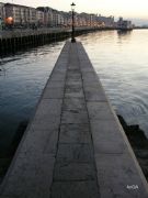 Amanecer desde el puerto. Santander, Cantabria